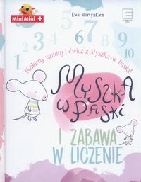 Myszka w Paski i zabawa w liczenie. Koloruj, zgaduj i ćwicz z Myszką w Paski!