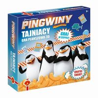 Pingwiny z Madagaskaru. Tajniacy - Gra planszowa 3D