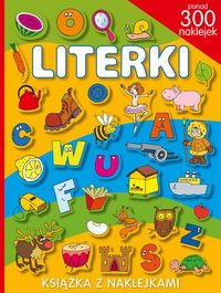 Książka z naklejkami. Literki