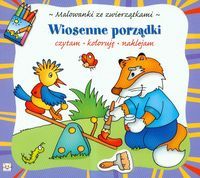 Malowanki ze zwierzątkami - Wiosenne porządki