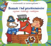 Malowanki ze zwierzątkami - Borsuk i bal przebierańców.