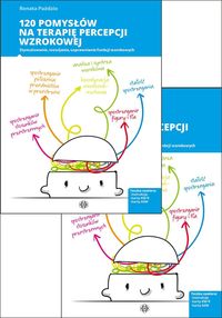 120 pomysłów na terapię percepcji wzrokowej (2 teczki)