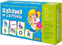 Zabawa w czytanie. Zestaw edukacyjny do nauki czytania - Gra (4+)