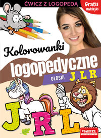 Kolorowanki logopedyczne. Głoski J-L-R