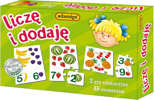 Liczę i dodaję. Układanka edukacyjna
