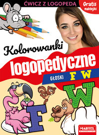 Kolorowanki logopedyczne. Głoski F-W