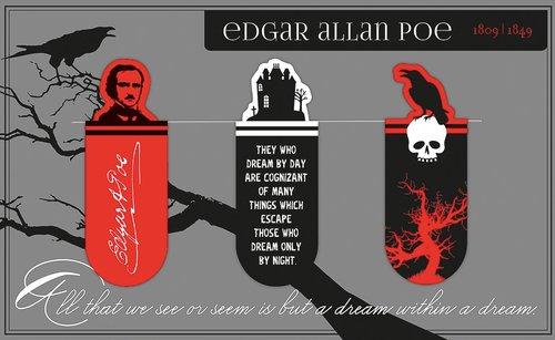 Zakładki magnetyczne Edgar Allan Poe
