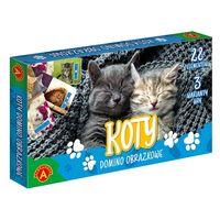 Domino obrazkowe. Koty