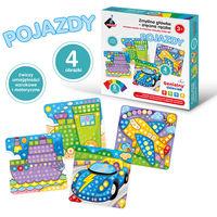 Genialny dzieciak. Piankowa wyklejanka. Pojazdy (3+). Zmyślna główka, zręczna rączka