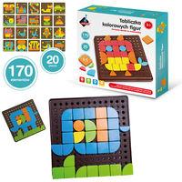 Genialny dzieciak. Tabliczka kolorowych figur (3+)