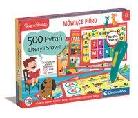 Mówiące pióro. 500 pytań. Litery i słowa (5+)